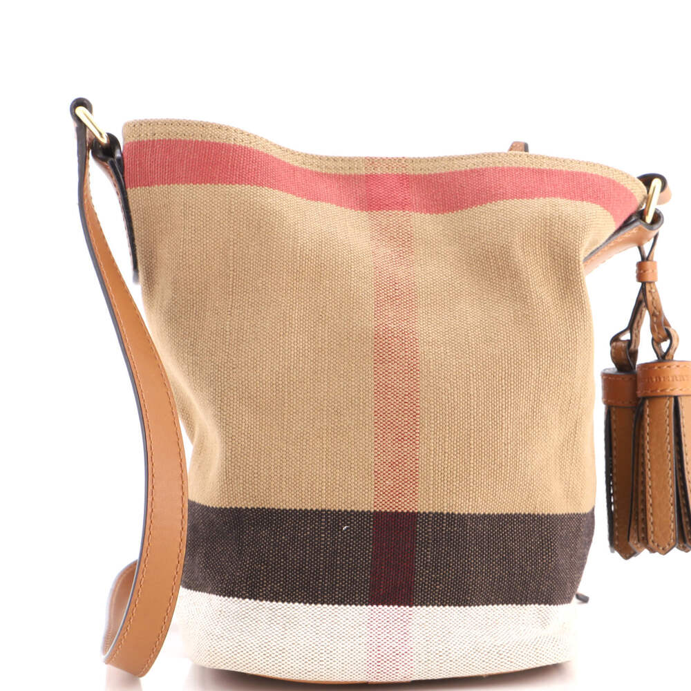 Burberry Medium Ashby Bag House Check Canvas